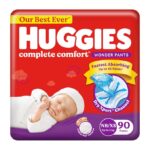 Huggies Pant Style Baby Diapers New Born Babies - 90 Count, Huggies, Baby Diapers New Born