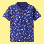 Color Pop Arrow Polo T-Shirt for Kids (Boys & Girls)