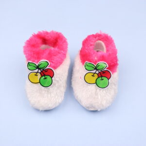 baby booties, cute infant shoes, newborn slippers, plush baby shoes, teddy bear booties, fruit design booties, soft baby footwear, anti-slip baby slippers, cozy baby slippers, infant gift ideas